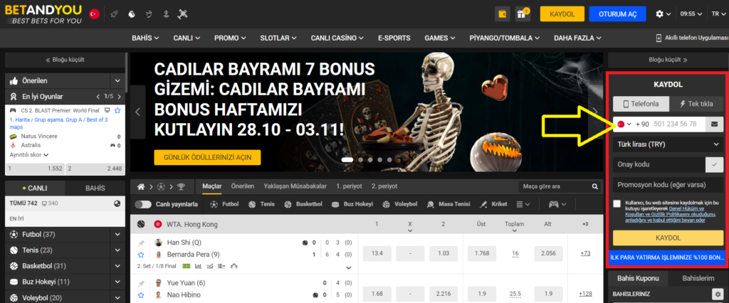 Betandyou Web Sitesi ve Tasarımı